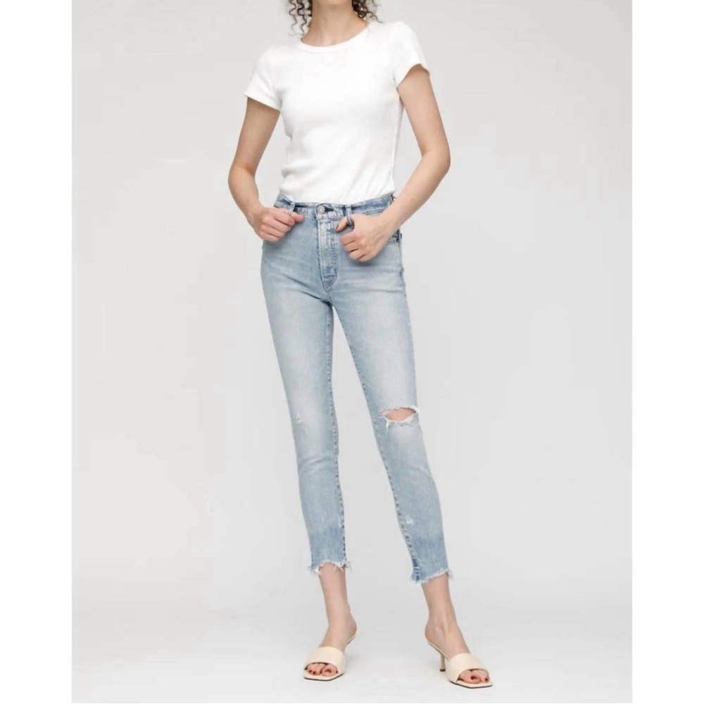 MOUSSY verna skinny-hi jeans in light wash size 29 NWOT